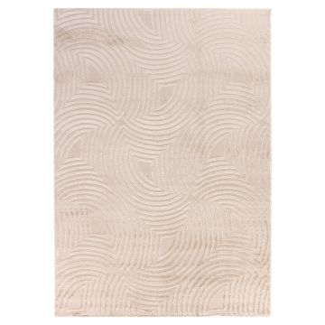 Sahara Nevra tapete pelo curto passadeira 80x250cm bege