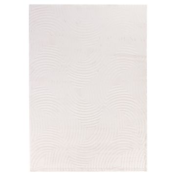 Sahara Nevra tapete pelo curto passadeira 80x250cm creme