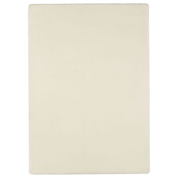 Luxy tapete pelo comprido retangular 160x230cm creme