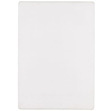 Luxy tapete pelo comprido passadeira 80x150cm branco