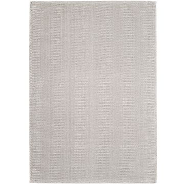 Loom tapete pelo curto passadeira 80x150cm creme