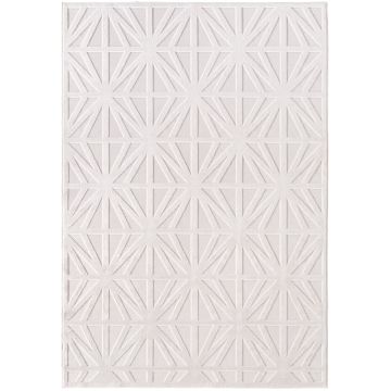 Doha Aryza tapete pelo curto retangular 200x290cm creme