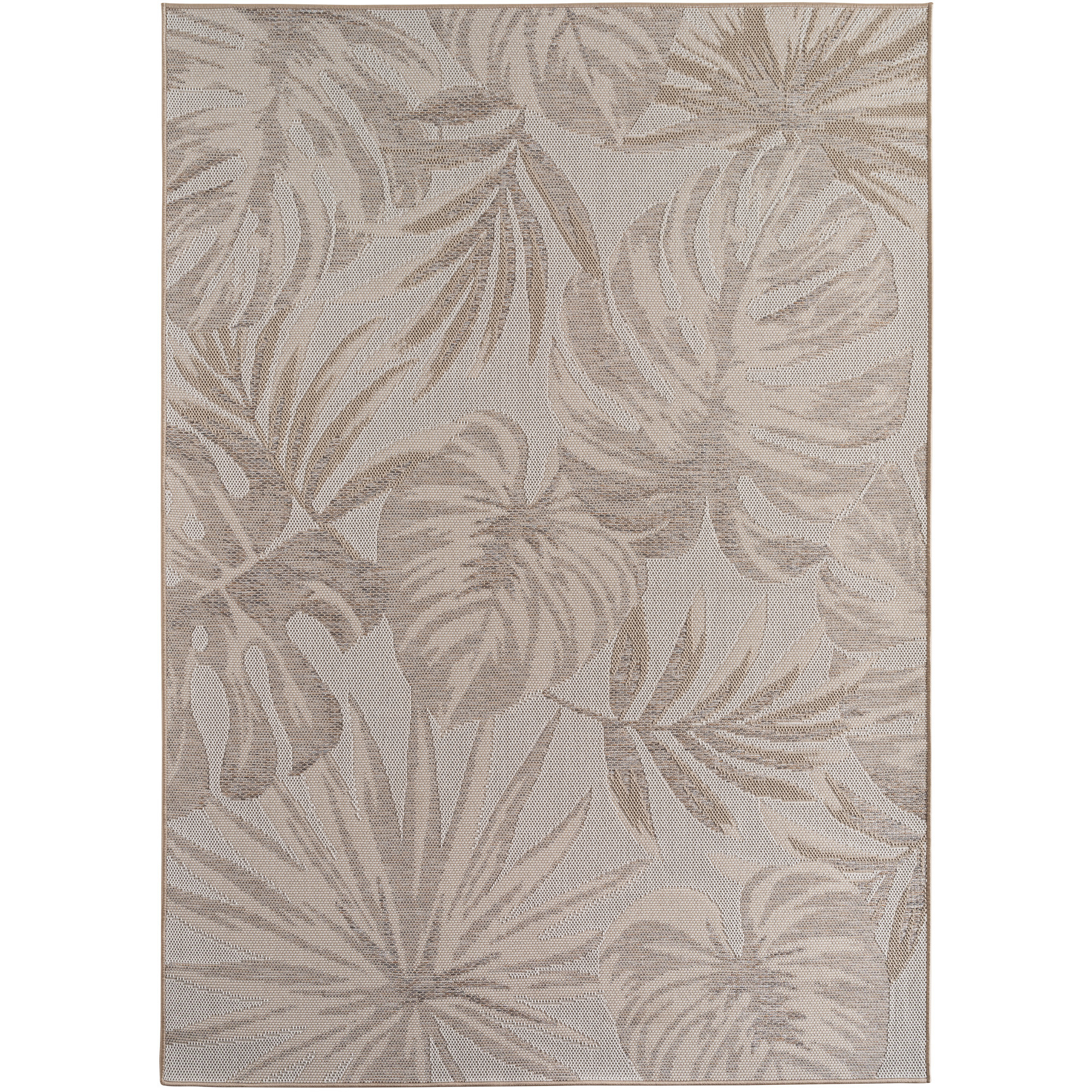 Desert Flo tapete exterior tecelagem plana retangular 240x340cm bege