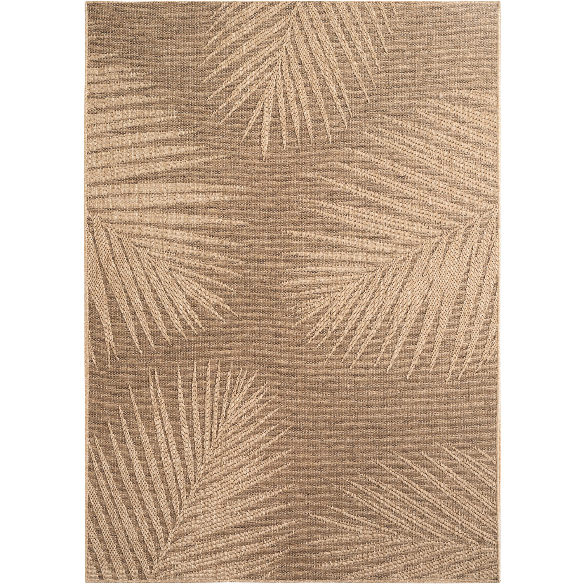 Timber Lea tapete exterior tecelagem plana retangular 280x370cm castanho