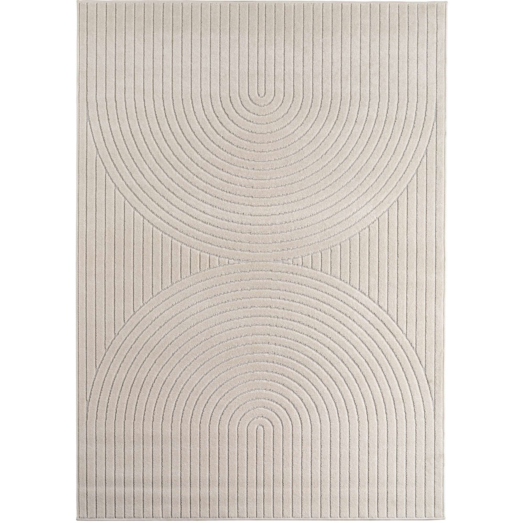 Nova Uro tapete pelo curto passadeira 80x150cm creme