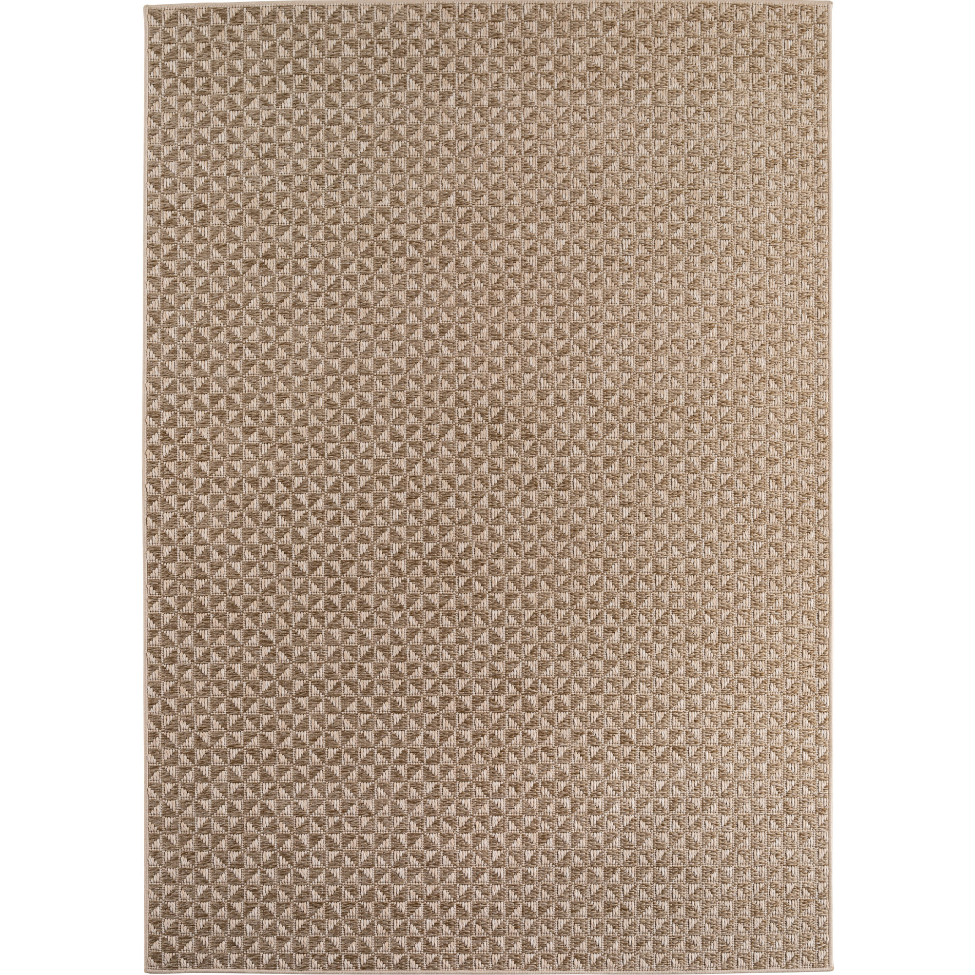 Ibiza Nok tapete exterior tecelagem plana retangular 120x170cm bege