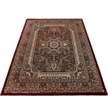 Marrakesh Berber tapete pelo curto retangular 80x150cm vermelho