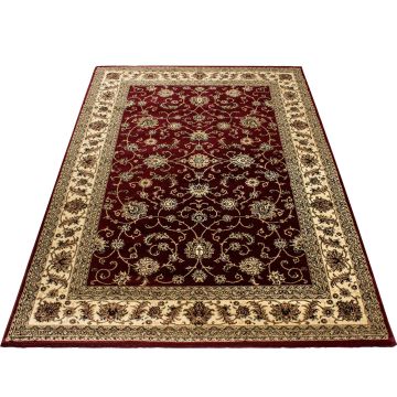 Marrakesh Layla tapete pelo curto retangular 300x400cm vermelho