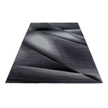 Miami Hios tapete pelo curto retangular 120x170cm preto