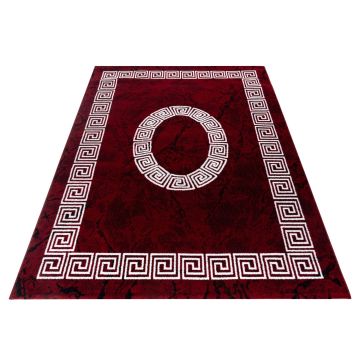 Plus Laby tapete pelo curto retangular 120x170cm vermelho