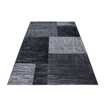 Plus Blend tapete pelo curto retangular 120x170cm preto
