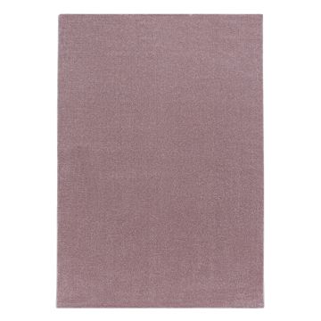 Rio One tapete pelo comprido retangular 80x150cm rosa claro