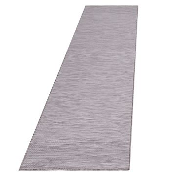 Mambo tapete exterior tecelagem plana passadeira 67x230cm rosa