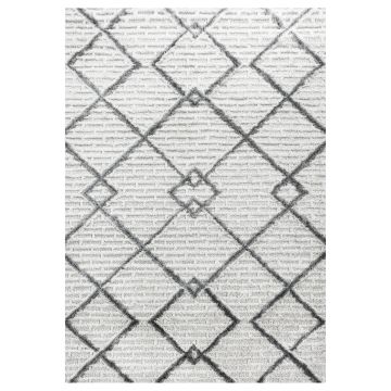 Pisa Trian tapete pelo comprido retangular 140x200cm creme