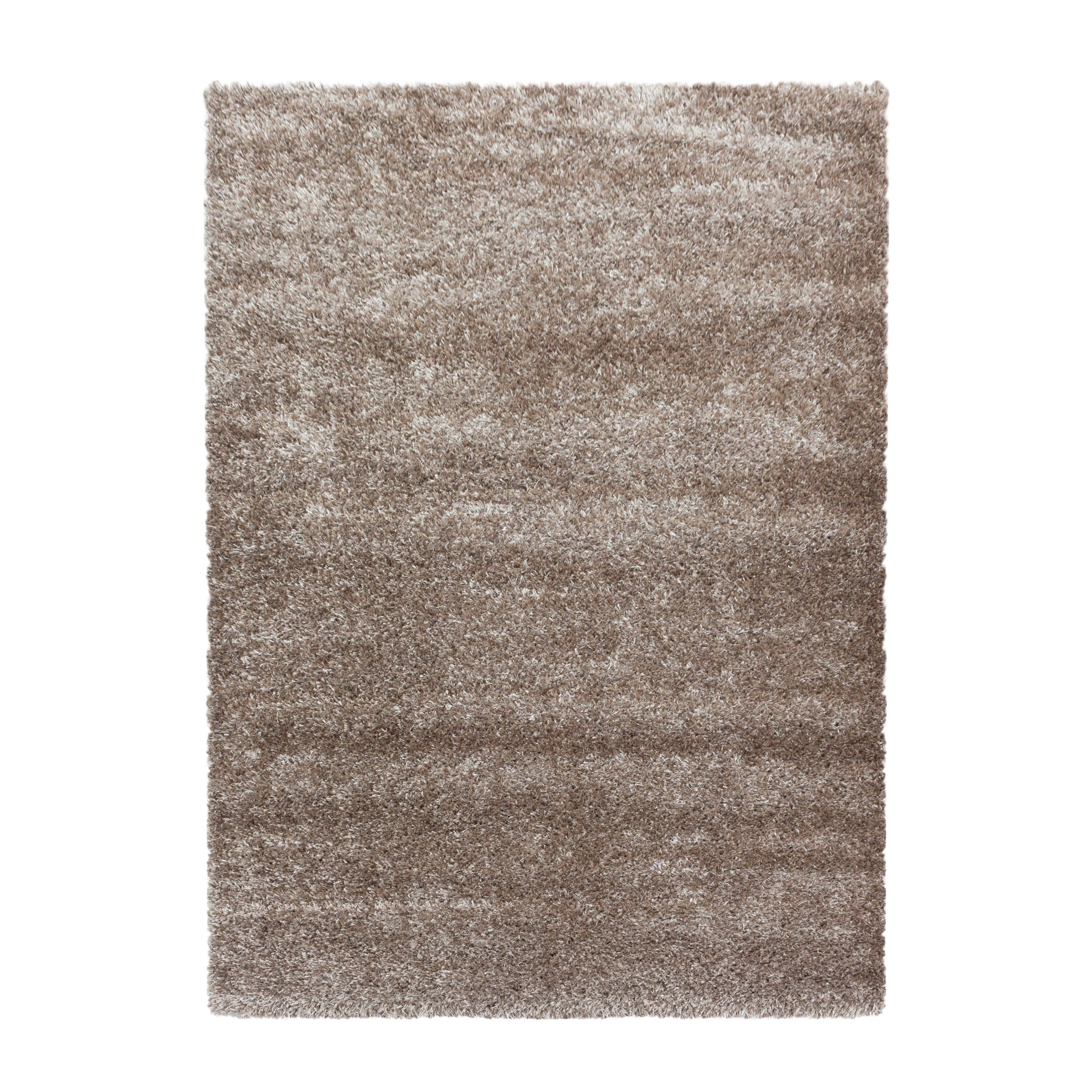 Brilliant Shaggy tapete pelo comprido retangular 60x110cm taupe