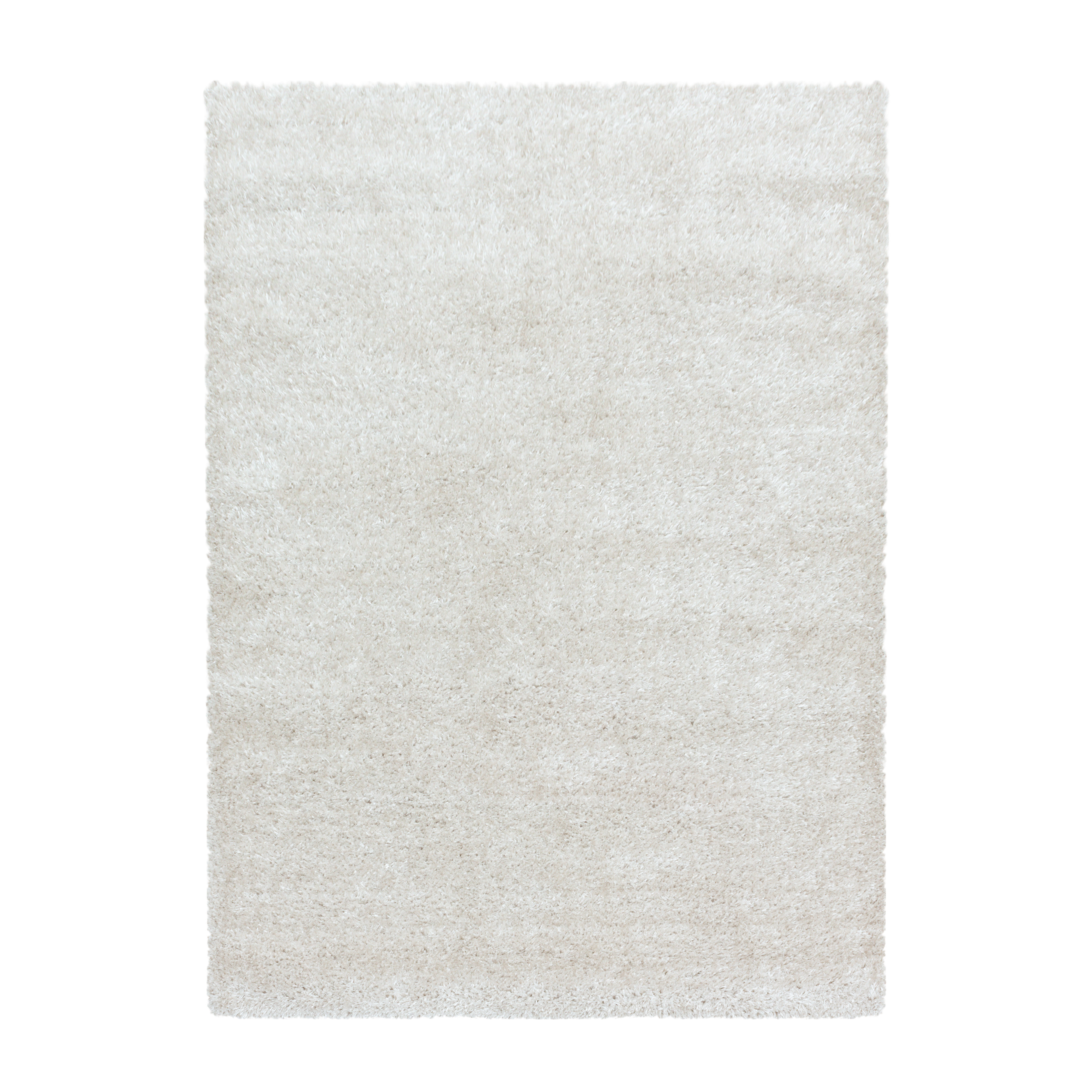 Brilliant Shaggy tapete pelo comprido retangular 60x110cm cor natural