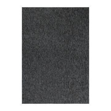 Nizza tapete pelo em laço retangular 80x150cm antracite