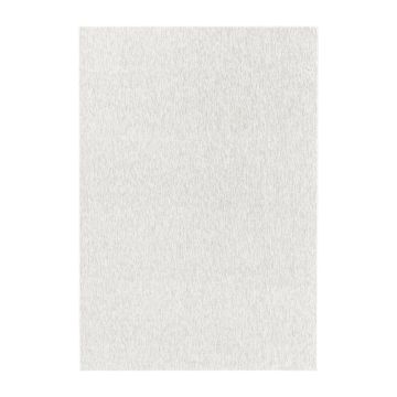 Nizza tapete pelo em laço retangular 160x230cm creme
