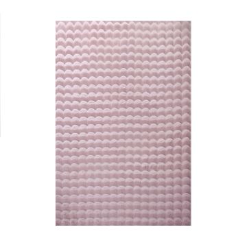 Ambiance 3D tapete fofo de pelo comprido passadeira 80x250cm rosa