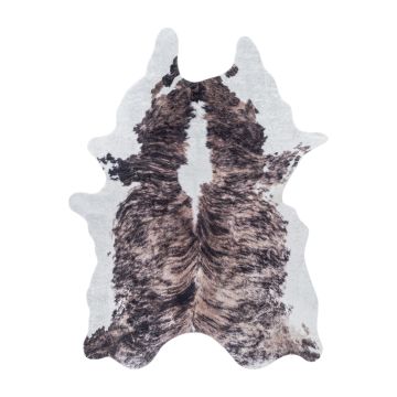 Etosha Dik-dik tapete antiderrapante tecelagem plana retangular 150x200cm pele sintética castanho