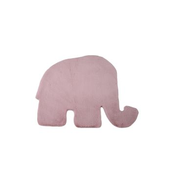 Caty Elefante tapete liso infantil pelo curto fofo de pelo comprido 80x100cm rosa