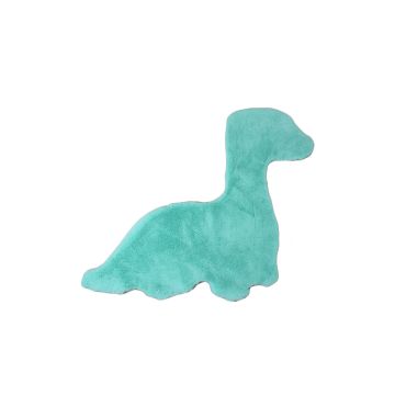 Caty Dino tapete liso infantil pelo curto fofo de pelo comprido 80x100cm verde menta