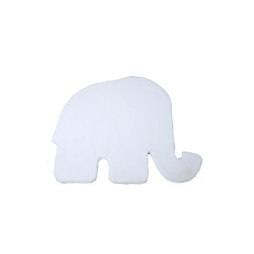 Caty Elefante tapete liso infantil pelo curto fofo de pelo comprido 80x100cm branco
