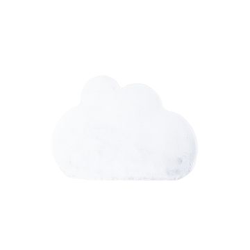 Caty Nuvem tapete liso infantil pelo curto fofo de pelo comprido 80x120cm branco