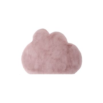 Caty Nuvem tapete liso infantil pelo curto fofo de pelo comprido 80x120cm rosa