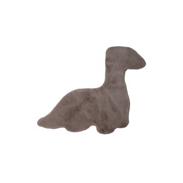 Caty Dino tapete liso infantil pelo curto fofo de pelo comprido 80x100cm bege
