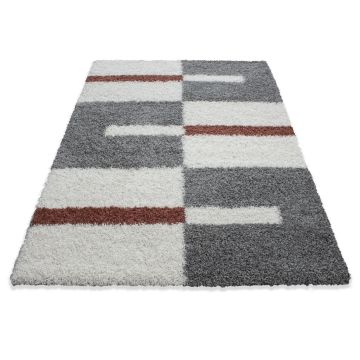 Gala Shaggy tapete pelo comprido retangular 280x370cm terra