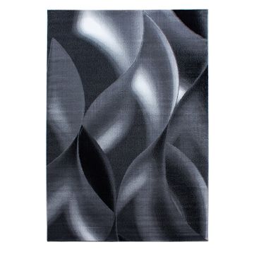 Plus Scala tapete pelo curto retangular 140x200cm preto