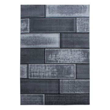 Plus Wallz tapete pelo curto retangular 140x200cm preto
