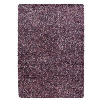 Enjoy Shaggy tapete pelo comprido retangular 240x340cm rosa