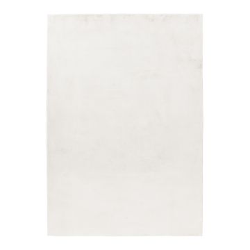 Pouffy tapete fofo de pelo comprido passadeira 60x110cm creme