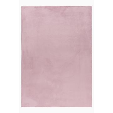 Pouffy tapete fofo de pelo comprido passadeira 60x110cm rosa